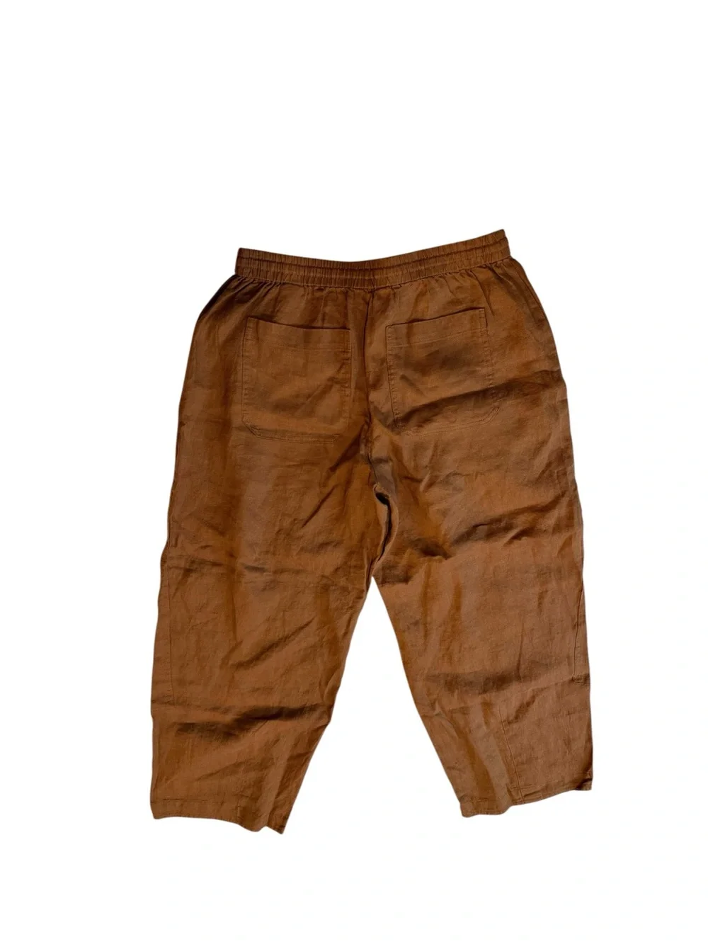 Banana Republic Wide-Leg Linen Pants in Brown